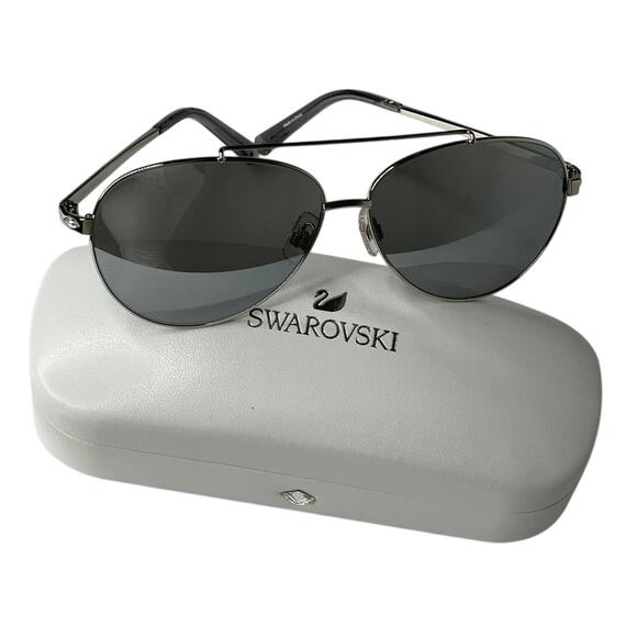 Swarovski Pilot 60mm Grey Sunglasses main image 6